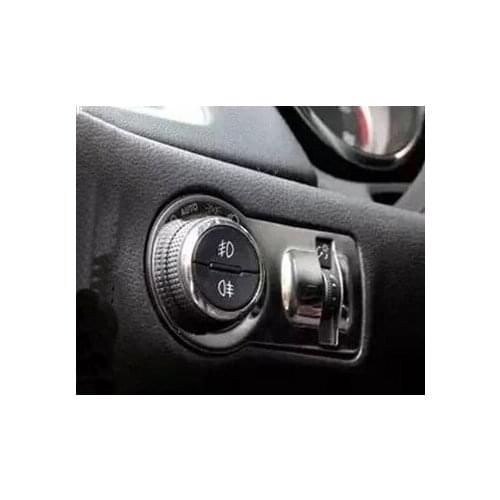 Free Shipping Stainless steel headlight switch stickers For Chevrolet Cruze 2011 2012 2013