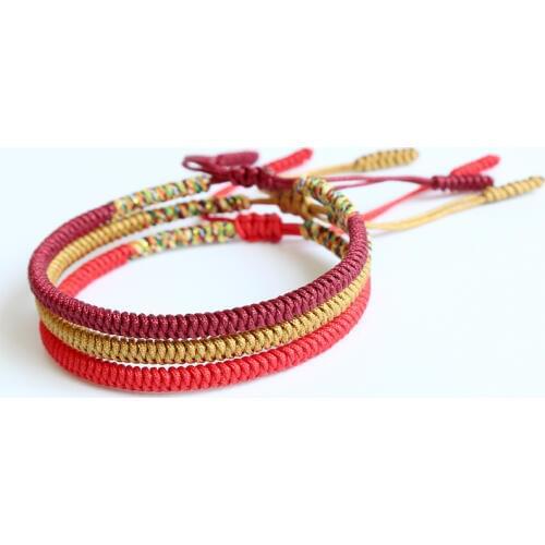 Eastisan Handmade Multi Color Tibetan Buddhist Braided Bracelet Knot Lucky Rope Bangle For Men Women Size Adjustable-Balance