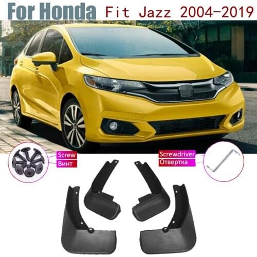 Guard Splash Flaps Mudguards Accessories Fender Mud Mudflap For Honda Fit Jazz GD GE GK 2019~2004 2018 2017 2016 2015 2014 2013