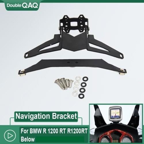 New Motorcycle For BMW R 1200 RT R1200RT Below 2009 2008 2007 2006 Navigation Bracket GPS Navigator USB Charging Phone Holder