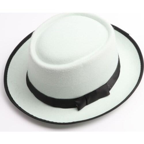 Jazz hat low price wholesale 2021 autumn and winter mens and womens big imitation cashmere ladies fedora hat Panama