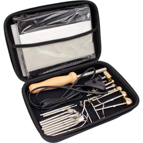 Electric Fabric Flower Maker Artificial Flower Ironing Machine 17 Heads Fake Flower Making Tools Set Y