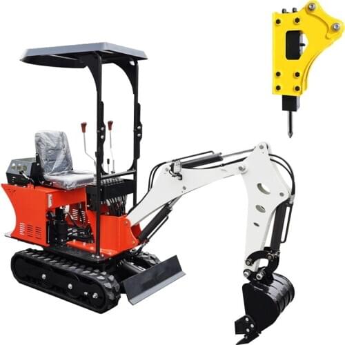 Hydraulic 0.8T Mini Excavator Small Digger with Gasoline/Diesel/Engine and CE