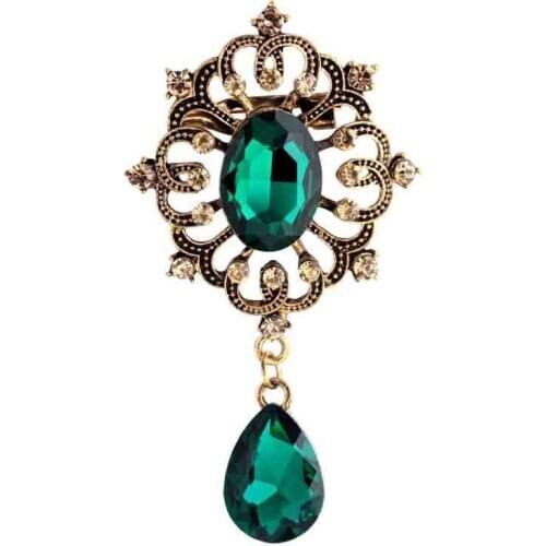 Han edition of the new alloy smooth diamond jewelry chain.scarves buckle crystal diamond brooch spot flowers