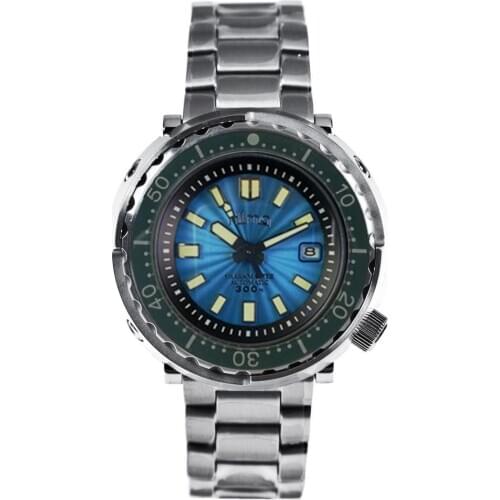 PROXIMA mens dive watches,men automatic watch tuna sport wristwatch 30ATM waterproof C3 luminous clock reloj hombre sapphire