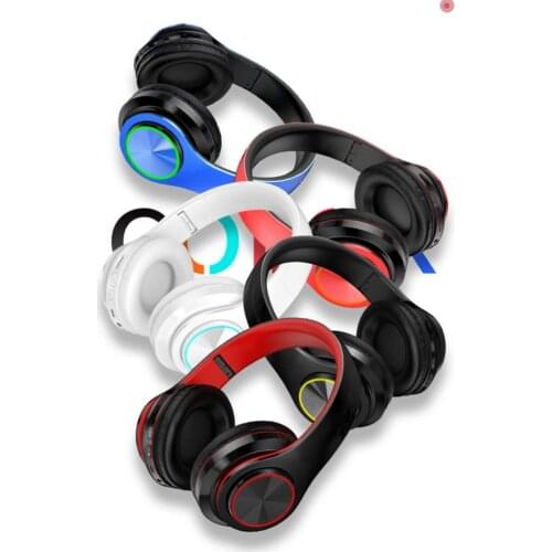 Over Ear Earphones Stereo hifi Gaming Sport Tws headphones mp3 Bluetooth headset Foldable bass for Video Game laptop with Mic