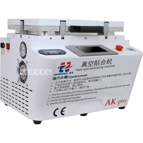 New Hot Plate type laminating machine OCA laminating machine AK-pro the upper and lower plate heating Vacuum laminating machine