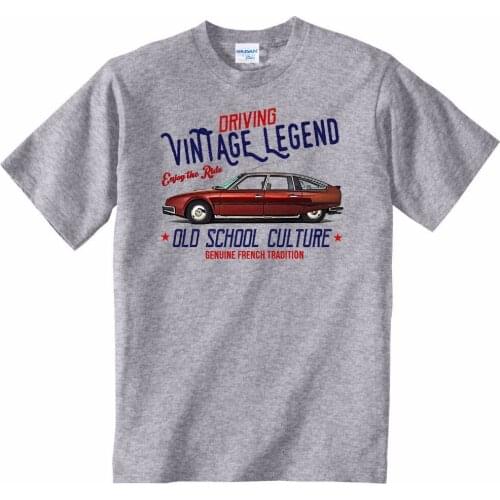 2019 New Hot Sale T-Shirts Men Summer style Clothing Plus Size Vintage French Car Cx - New 100% Cotton Tee Shirt