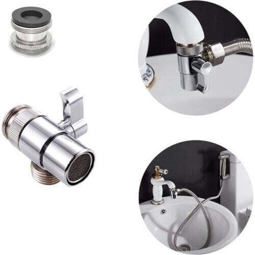 Diverter Kitchen Sink Bathroom Adapter Home Brass Faucet Splitter Sink Valves Water Tap Faucet Diverter