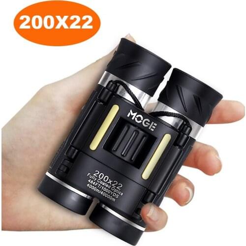 200X22 Upgrade Professional HD Binoculars Large Field of View 40000m Telescope for Bird Watching Hunting Concerts