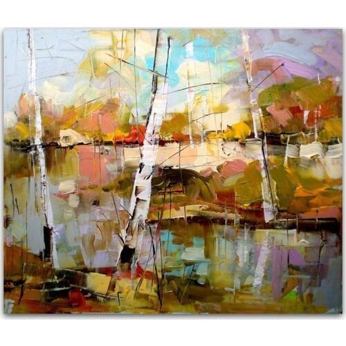 Hand painted oil painting high quality home decor art painting pictures DM-15081808