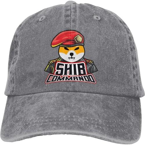 SHIBA INU Crypto Coin Commando The Baseball Cap Peaked capt Sport Unisex Outdoor Custom Shib Coin Shiba Funny Crypto Hats