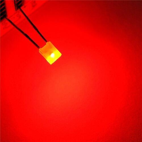 LED light-emitting diode square 2 * 3 * 4 red red (50pcs)