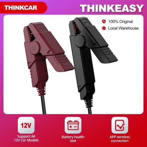 THINKCAR ThinkEASY Car Battery Tester Charger Analyzer Bluetooth Thinkdiag APP Car Accessories Auto Battery Diagnostic Tools