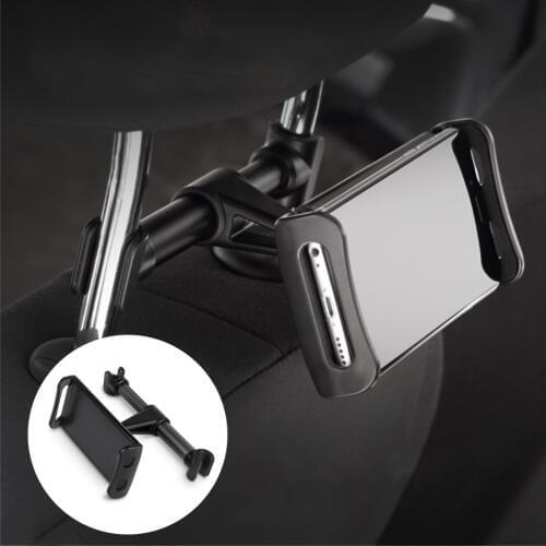 4"-11" Universal Car Back Seat Headrest Phone Holder Extendable Rotatable Stand Bracket