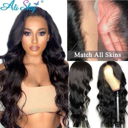 Ali Sky Hair Black Wigs