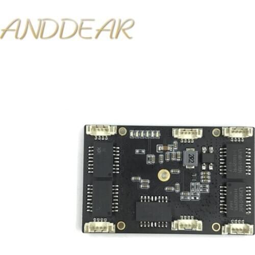 ANDDEAR Customized industrial 5 port 10/100M unmanaged network ethernet switch 12v pcba module network switch