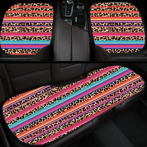 Car seat cushion fashionable personality 3D printing winter Plush general vehicle supplies car cover accessories for tesla honda