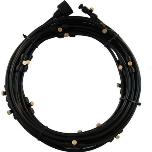 A001 Freeshiping Easy Installation Garden Misting Cooling Kit (18 pcs brass nozzle heads included)