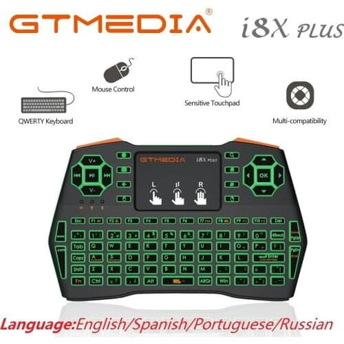 GTMEDIA i8 Minifit Wireless Mechanical Gamer keyboard for phone 、computer、 TV box 、television