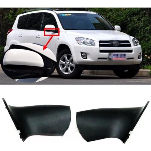 Cafoucs For RAV4 2009 2010 2011 2012 2013 Side Rearview Mirror Cover Rear view mirror lower Shell cover Lip