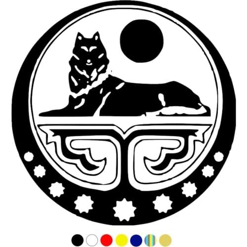 CS-475#15*15cm Chechnya funny car sticker and decal white/black vinyl auto car stickers various sizes