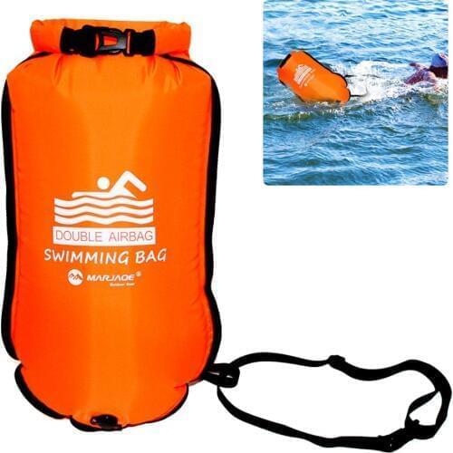 Double Airbags Thickened Inflatable Swimming Bag Ring Float Anti-snoring Storage Waterproof PVC Lifebuoy Buoy Prevent Drowning