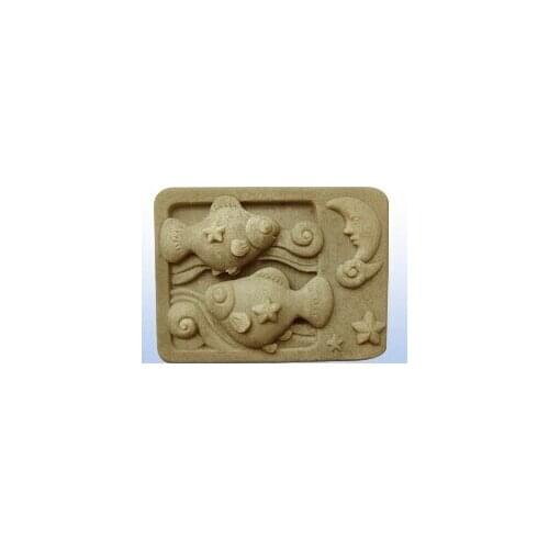Handmade soap silica gel mould candle soap mould silicone mold for DIY Pisces constellation