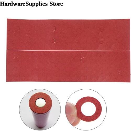 200pcs Li-ion Battery Anode Insulation Gasket Insulator Ring For Li-ion Battery Anode Hollow Point Insulator Gasket