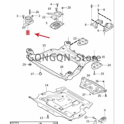 CAR Engine Mounting Glue 2007-2018vol vov70 v60 s80 s60 engine gasket engine foot rubber engine bracket machine paw pad
