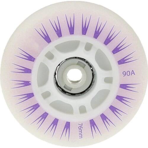 72/76/80mm Copper Skating Flashing Skates Wheels Hockey Inline Rollers Replaces for Ourdoor Skating Sports