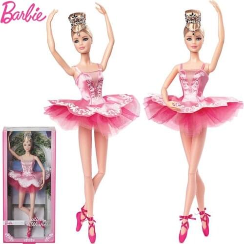 New Original Barbie Doll Misty Copeland Colletor Pink Label Actionr Birthday Present Toys for Children Girls Gift Boneca