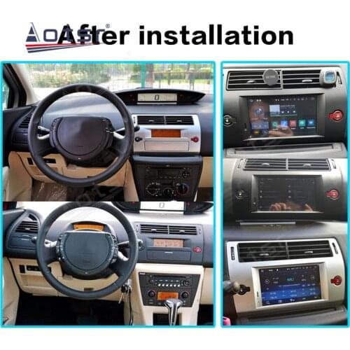 Android Radio Tape Recorder Car Multimedia Player Stereo For Citroen C4 Quatre Triumph 2004 2005 2006 - 2012 Head Unit GPS Navi