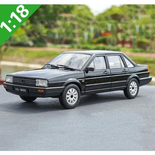 WELLY 1:18 Shanghai Volkswagen Santana Sports Car Simulation Alloy Car Model Crafts Decoration Collection Toy Tools Gift