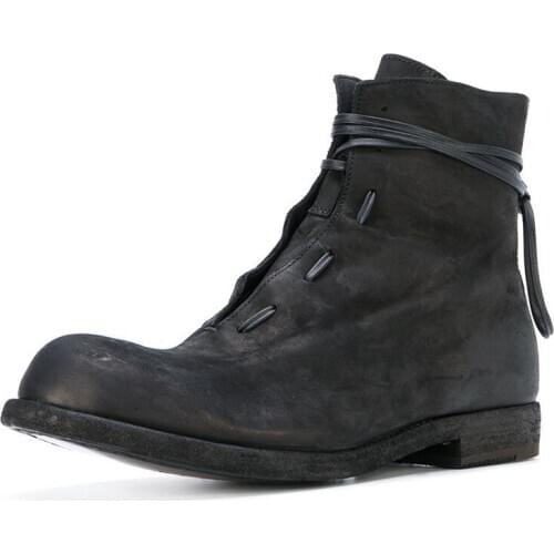 New Men High Top Military Combat Boots Winter Fleece Lining Cow Real Leather Work Safety Shoes Lace Up Army Tactical Ankle Boots