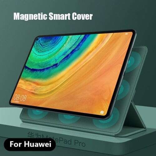 New Magnet Flip Case for Huawei Matepad Pro 10.8 Smart Sleep Case Cover for Huawei Tablet Matepadpro Magnetic Protective Shell