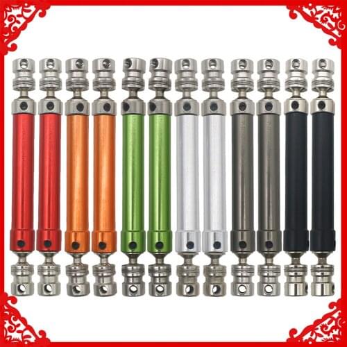 2x alloy&#45 steel CVD drive shaft 140-160mm spline style for Redcat Gen8 crawler upgraded parts