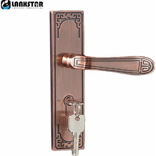 Professional Production and Supply European Style Zinc Alloy Handle Lock Design Diverse Mute Door Locks