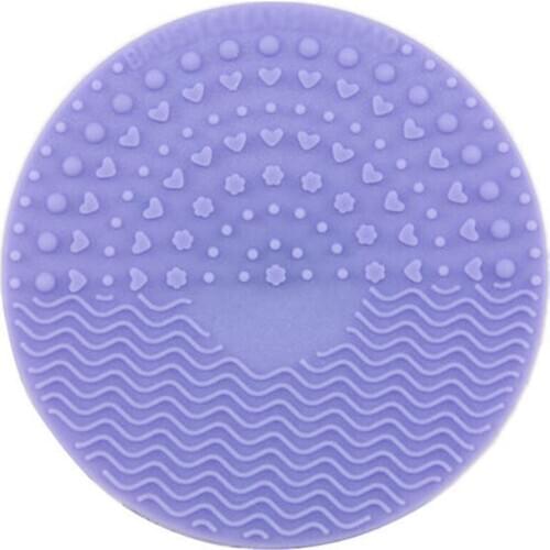 Silicone Makeup Brush Cleansing Pad Palette Brush Cleaner Cleaning Mat Washing Scrubber Pad Cosmetic Make Up Cleaner Tools Light