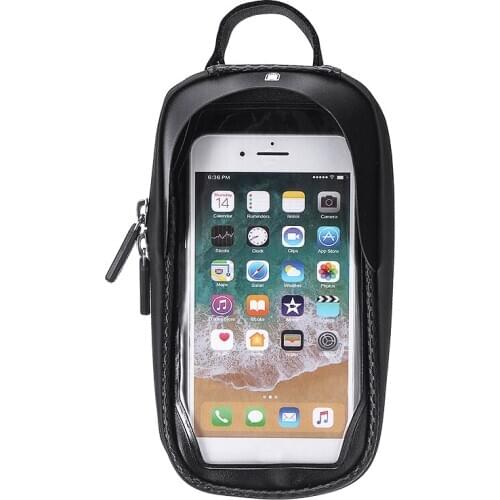 Bicycle Phone Storage Pouch Handlebar Bags MTB Bike Front Frame Tube Bag Smartphone Protecting Case Waterproof
