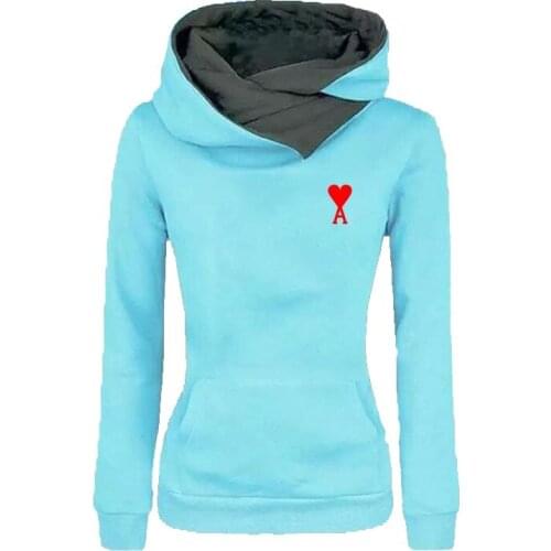 High Quality Women Casual Sweatshirt Hoodies Womens Pullovers Long Sleeve Hooded Sport Wear Harajuku Women Tracksuit Hooded