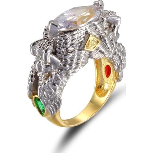 Women Zircon Ring High End Luxury Mermaid Shape Jewelry Ring Innovative Fashionable Ring For Women Girlfriend Holiday Gift