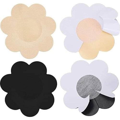 10pcs Womens Invisible Breast Lift Tape on Bra Nipple Stickers Chest Stickers Adhesive Bra Nipple Covers Accessories