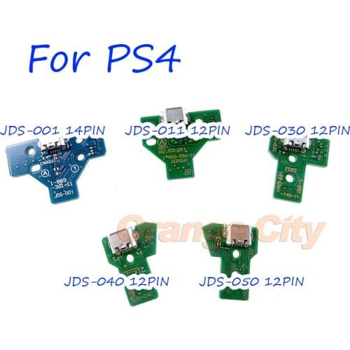 100pcs JDS-001 011 030 040 055 USB Charging Port Socket Board For PlayStation 4 PS4 DS4 Pro Slim Controller Charger PCB Board