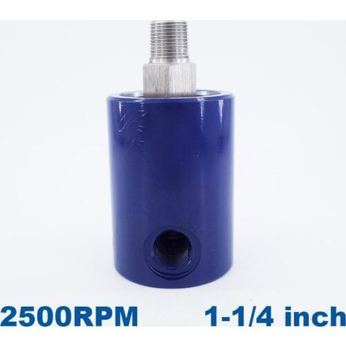 12bar 2500RPM high speed industrial cold water swivel fitting rotating connector 1-1/4 inch Aluminum alloy rotary joint HD-32