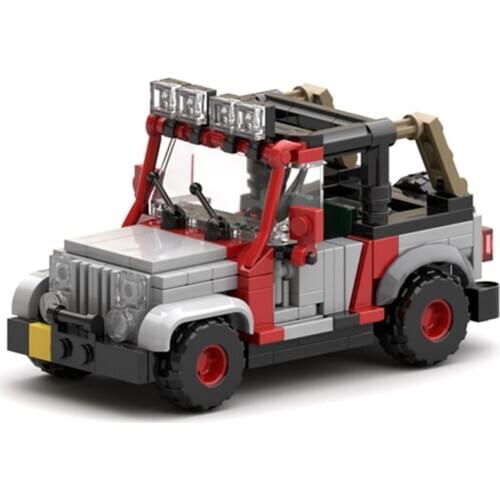 211Pcs MOC M9019 Model Sightseeing Vehicle DIY Assembly Building Blocks Bricks Toy Gift Home Decor