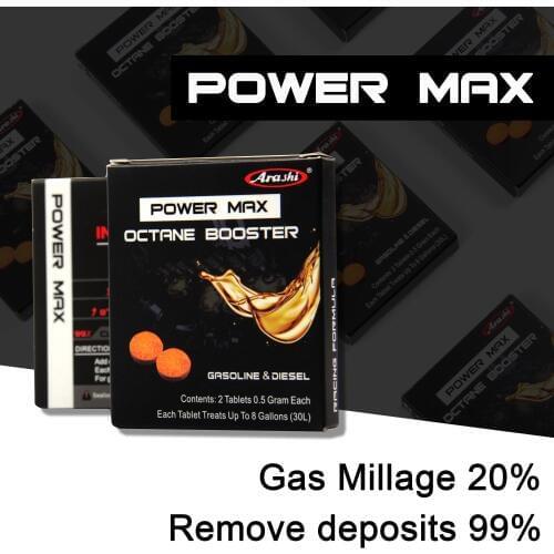 6 Pack Arashi Gas Fuel Saver Additive Remove Carbon Deposit Saver Engine Oil Additive Injector Cleaner Reduce Fuel Consumption