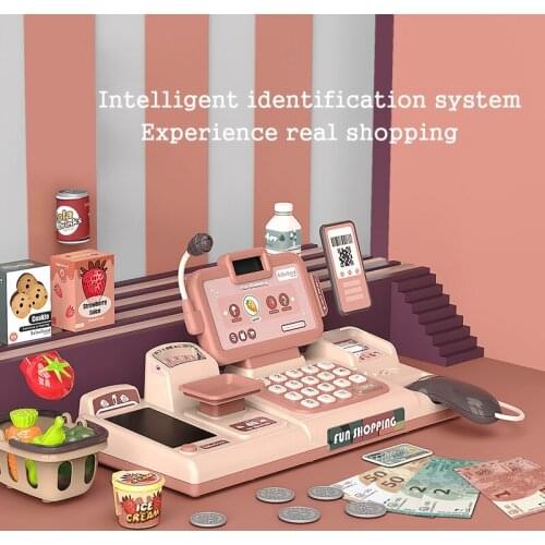 2021 Hot-selling Childrens Electronic Cash Register, Supermarket Simulation Game, Childrens Role Game Giftbirthday Gift