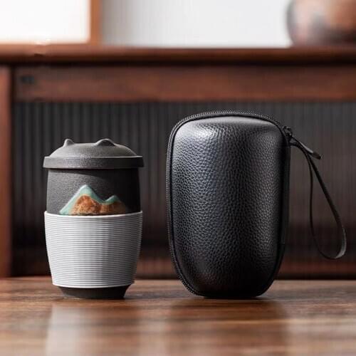 Chinese Office Household Tea Cup Cup Ceramic Mug with Lid Filter Travel Cup Ceramic Mug Travel Mug Coffee Coffee Cup Travel Mugs