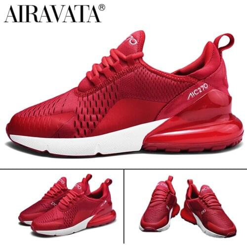 Airavata Men\s Jogging Sneakers Mesh Summer Male Sports Running Casual Breathable Outdoor Air Cushion Shock Fashion Flat Shoes